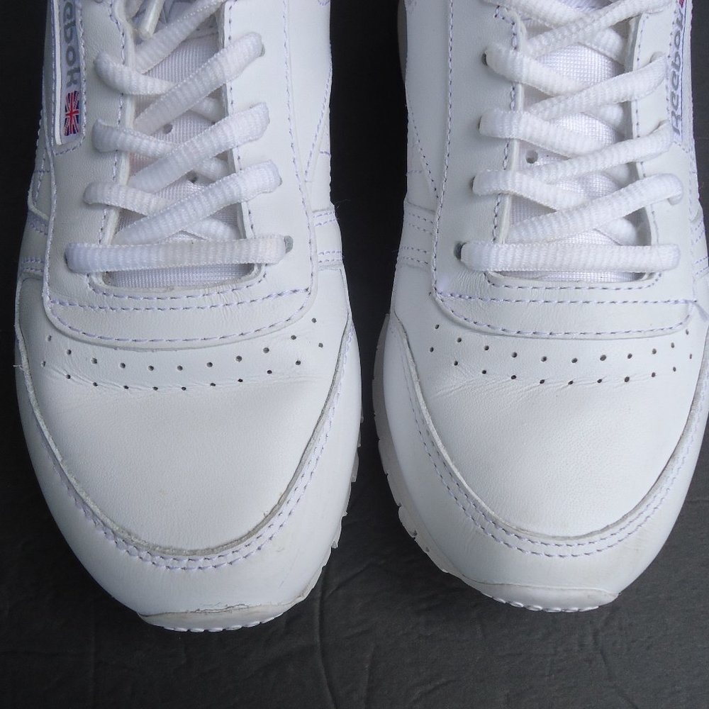 SIZE 5. REEBOK Club classic White Leather sneakers - Picture 3 of 16